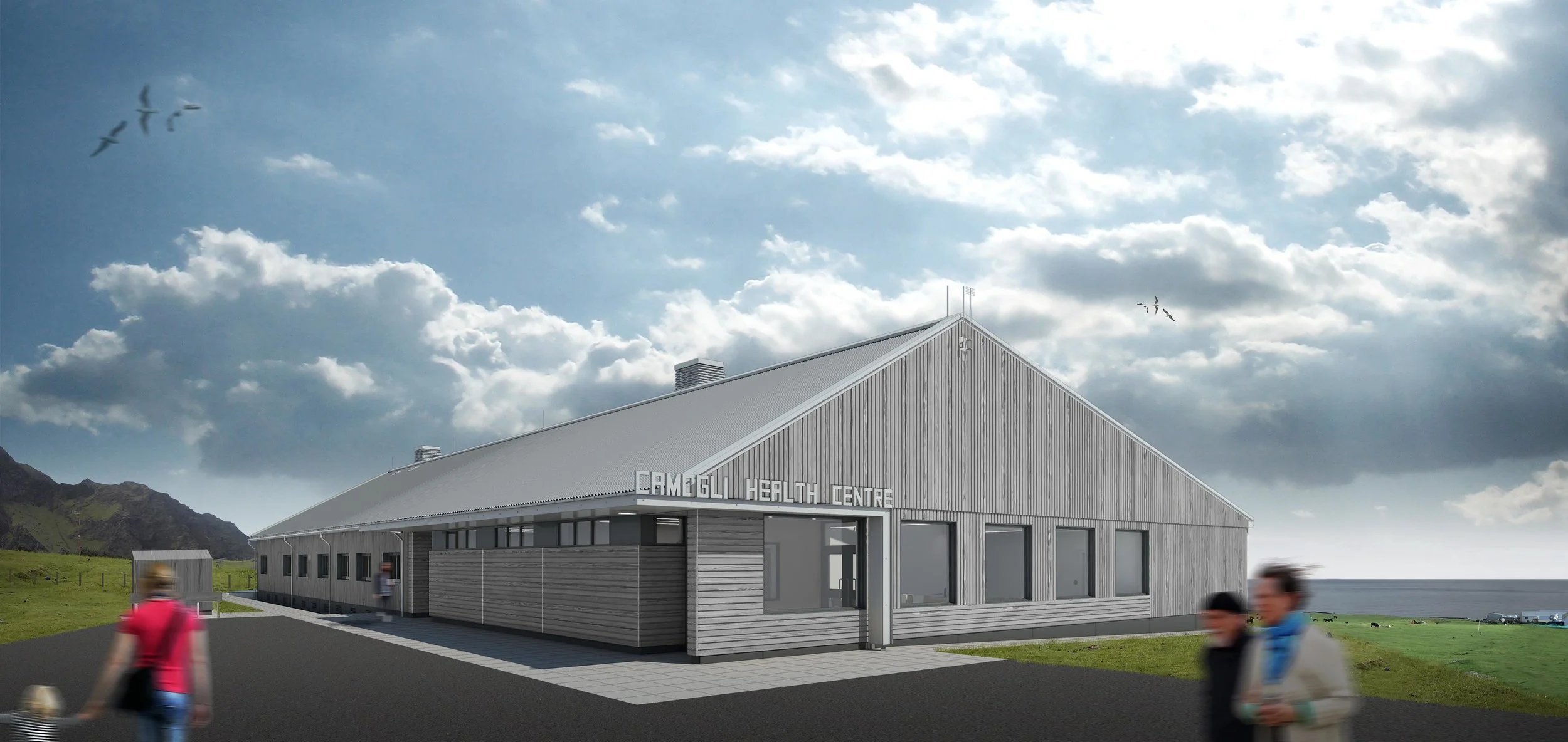 Photo credit: Tristan da Cunha Health Facility by Hugh Broughton Architects