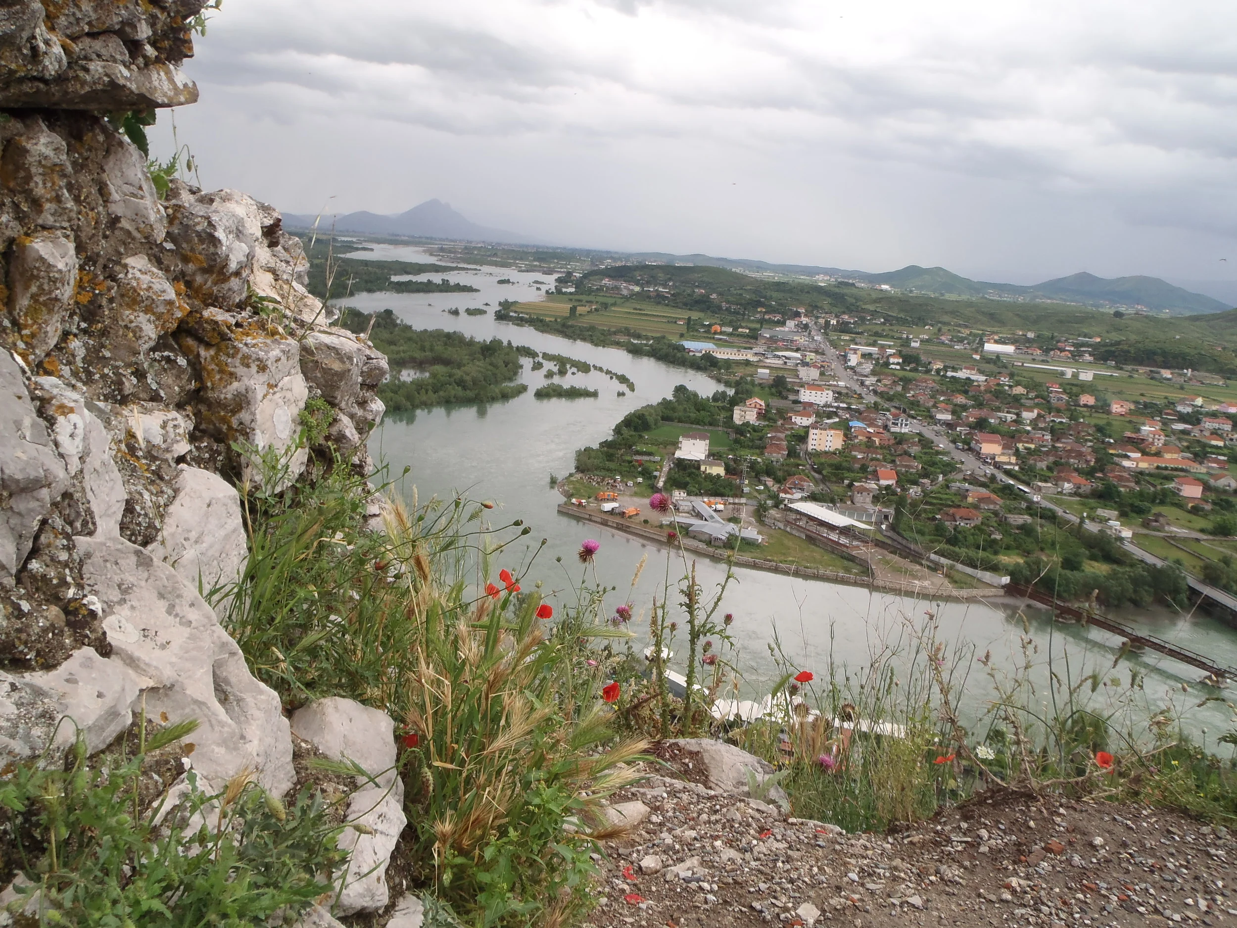 Water also defines our social spaces, just as identity demarcates categories of experience. View from Rozafa castle, near the border of Albania and Montenegro. 