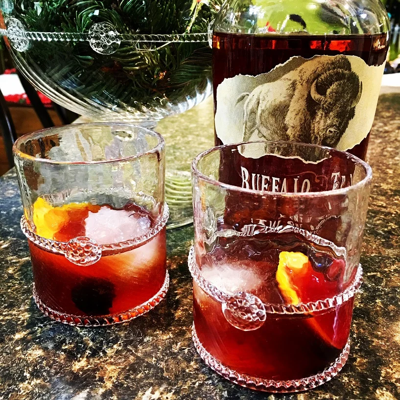 Old Fashioneds in Juliska's Graham Rocks Glasses - Yum!