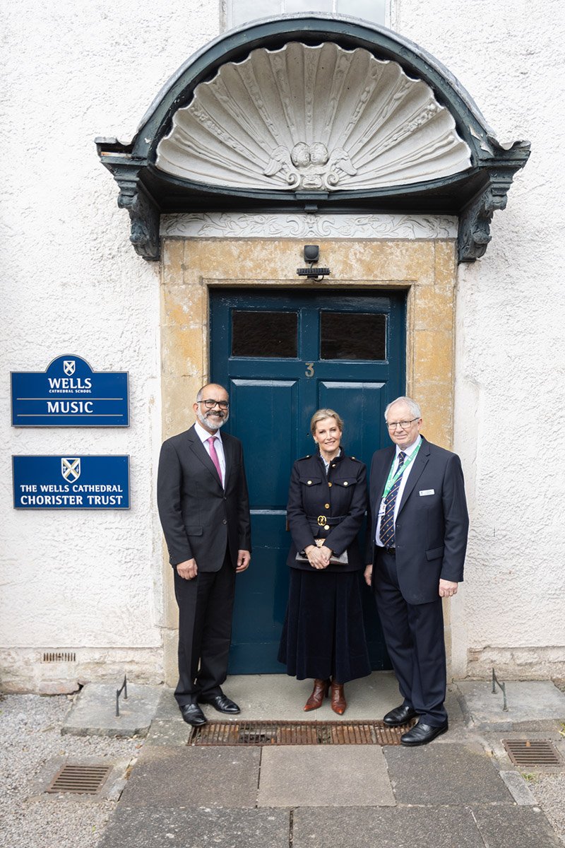 HRH The Duchess of Edinburgh visits Wells Cathedral Chorister Trust April 2024 - 1.jpg