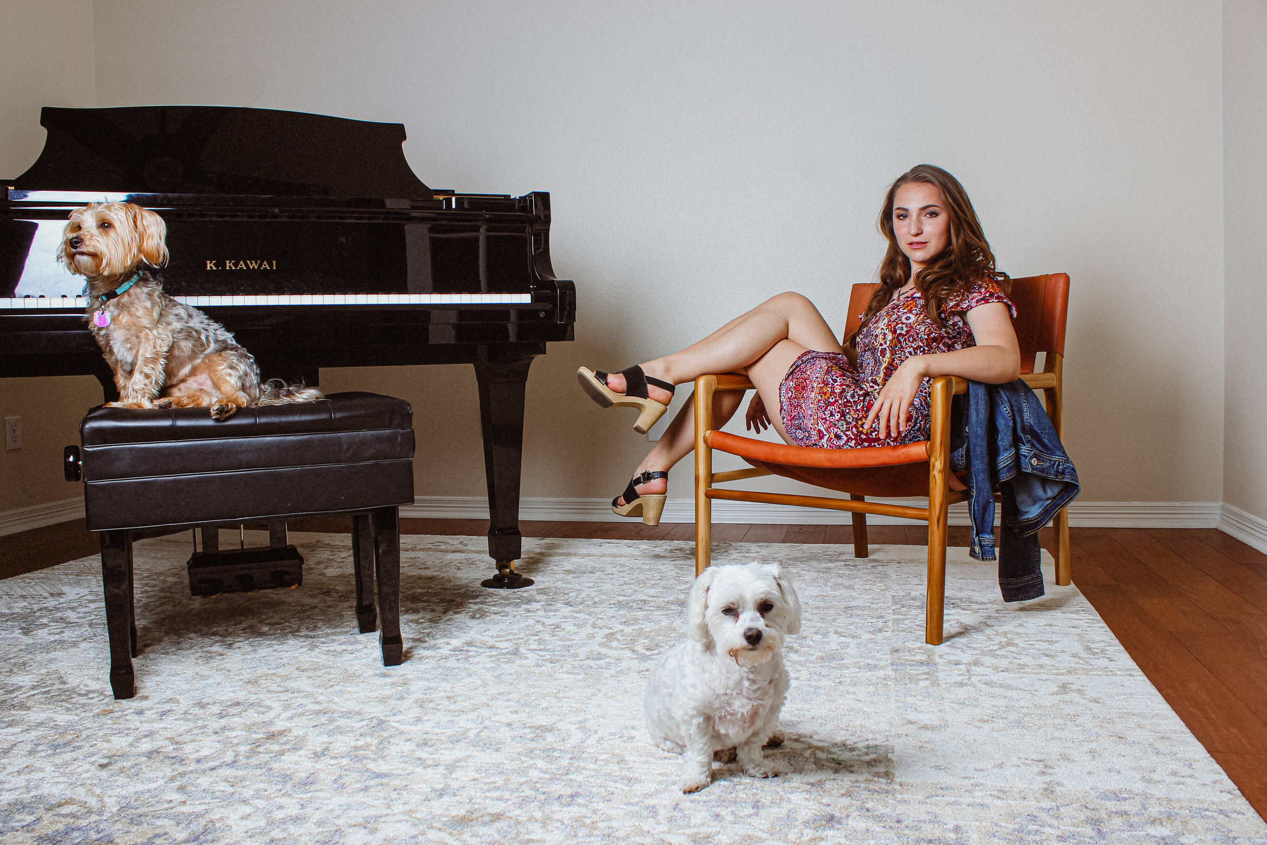 Taylor Niznik sits for a portrait in her home in Flower Mound, Texas on April 17, 2017.