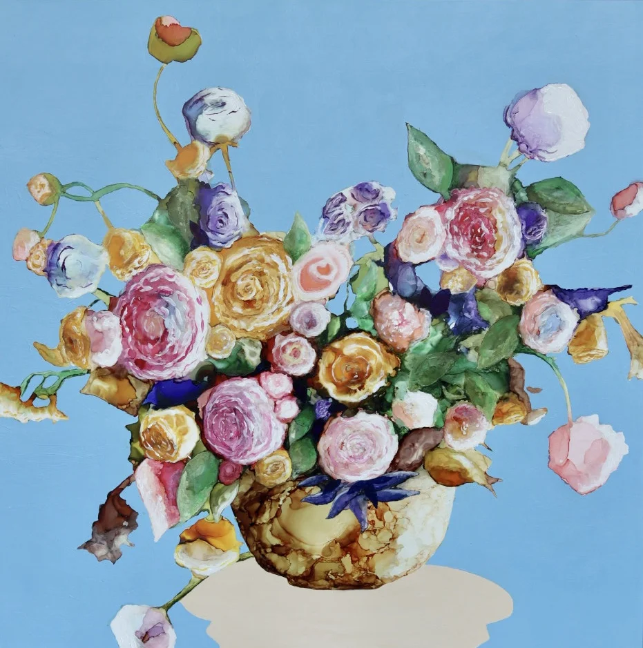 Flowers on Pedestal 2