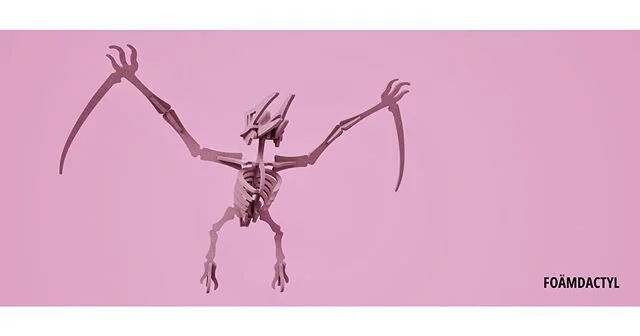 FO&Auml;MDACTYL collaboration with @boredom.nyc @borda1601 #makeshitsunday @homedepot roofing insulation foam and @owenscorningresinsulation @owenscorningroofing  @shopbottools