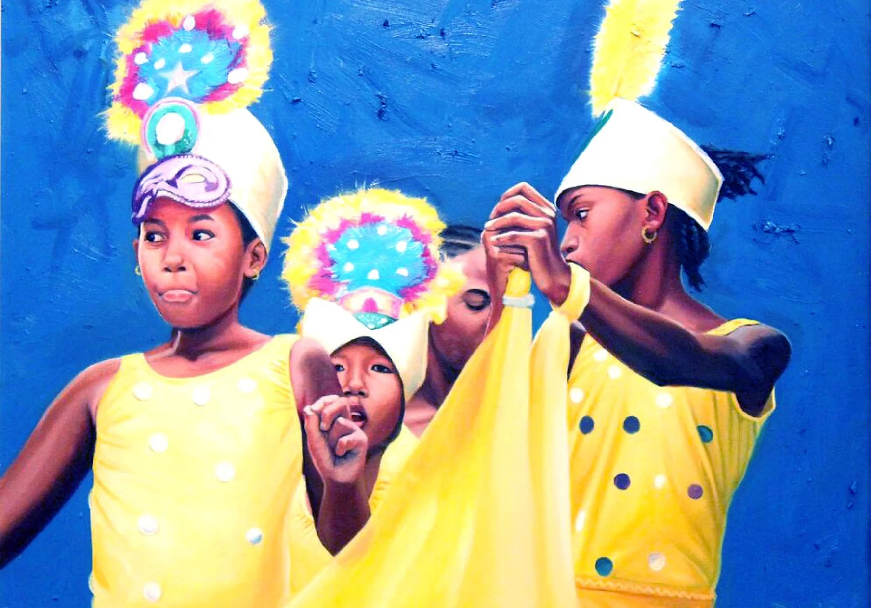 Quatre Filles En Jaune