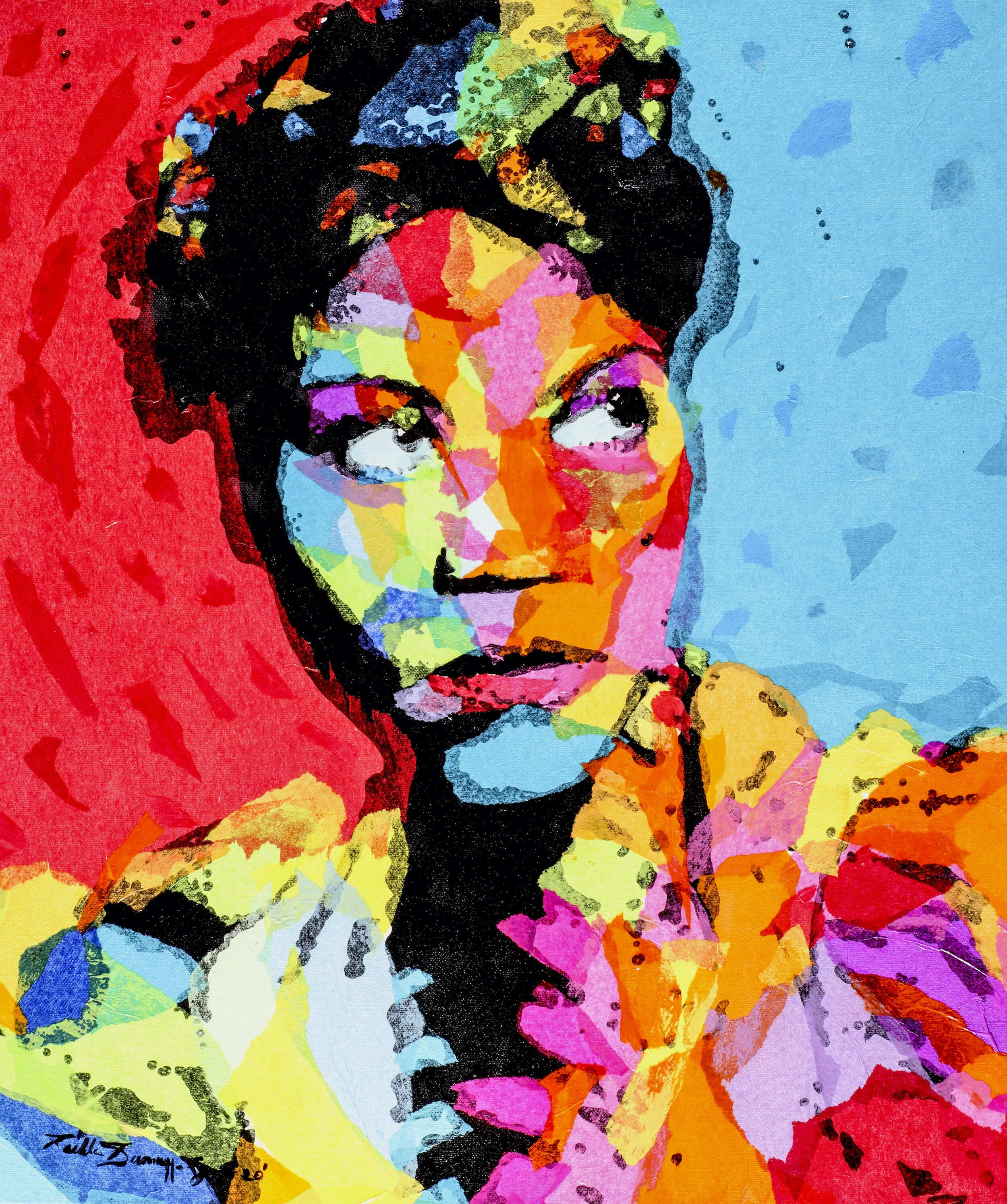 Sister Rosetta,mixed media on canvas,Richlin Burnett-Ryan,$2500,20x24.jpeg