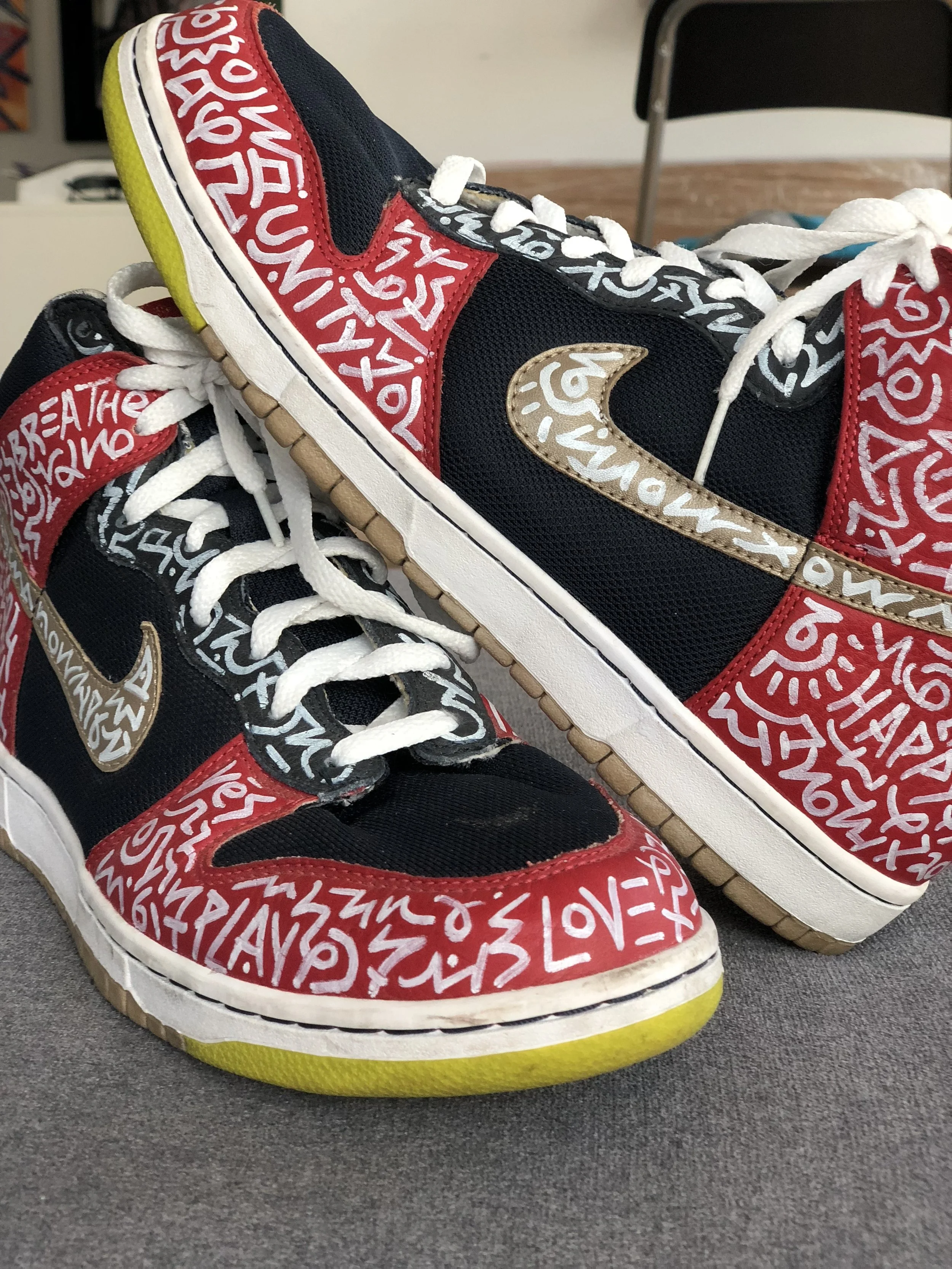 personalised nike high tops