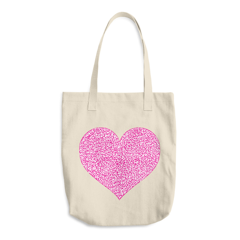 Pink One Love Logo Tote.png