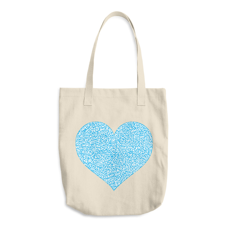 Blue One Love logo on tote.png