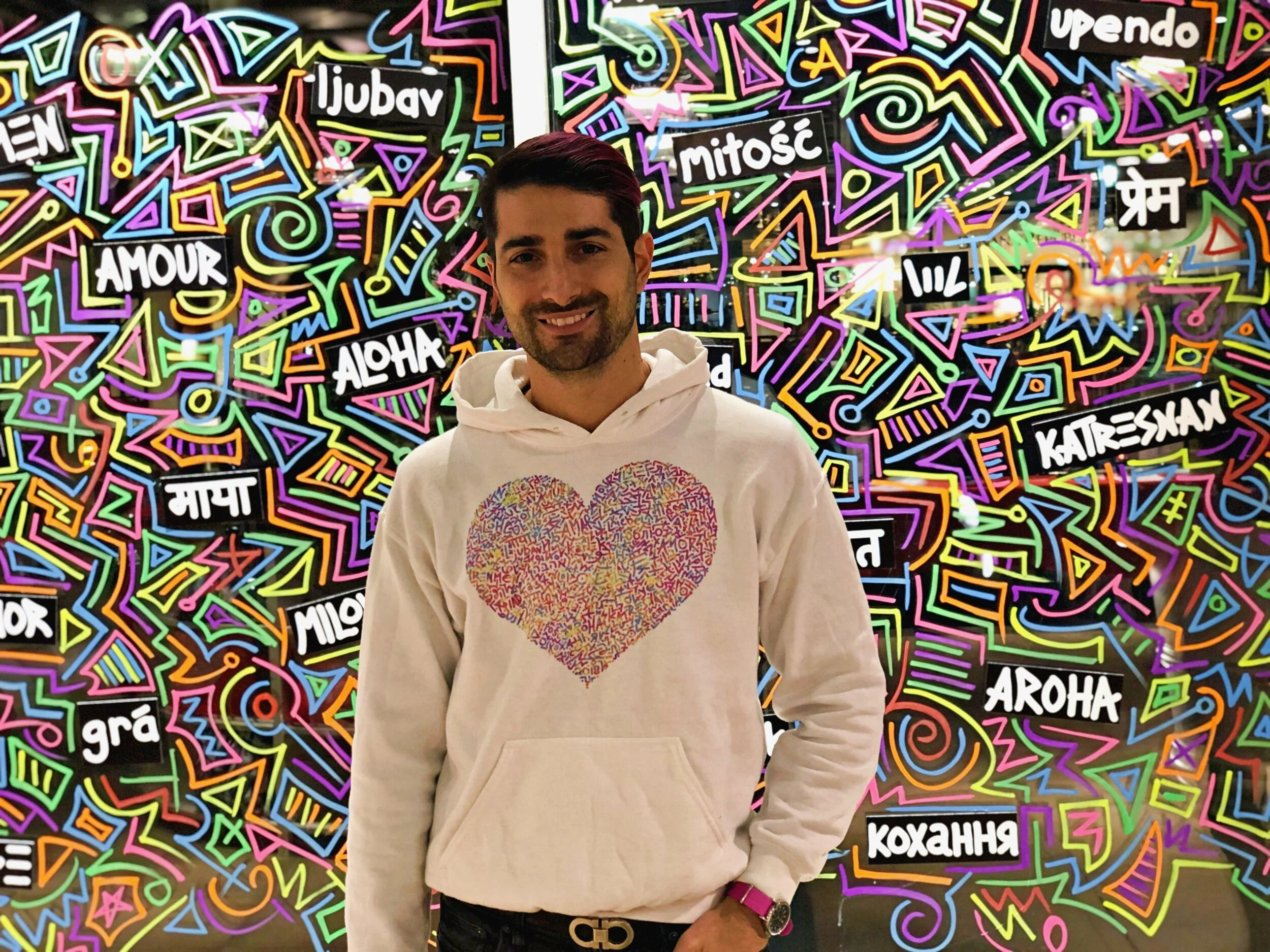 Love Window Painting by Marco Santini.JPG