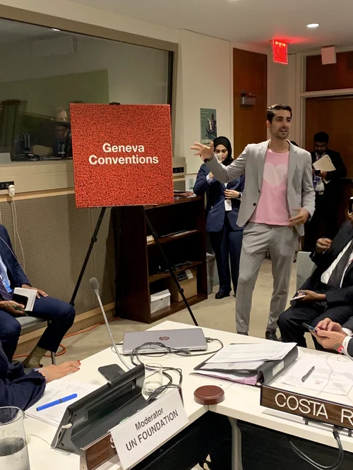Marco Santini at United Nations