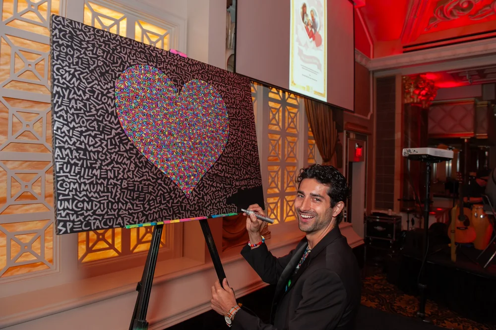 Marco Santini live painting at CTC Academy