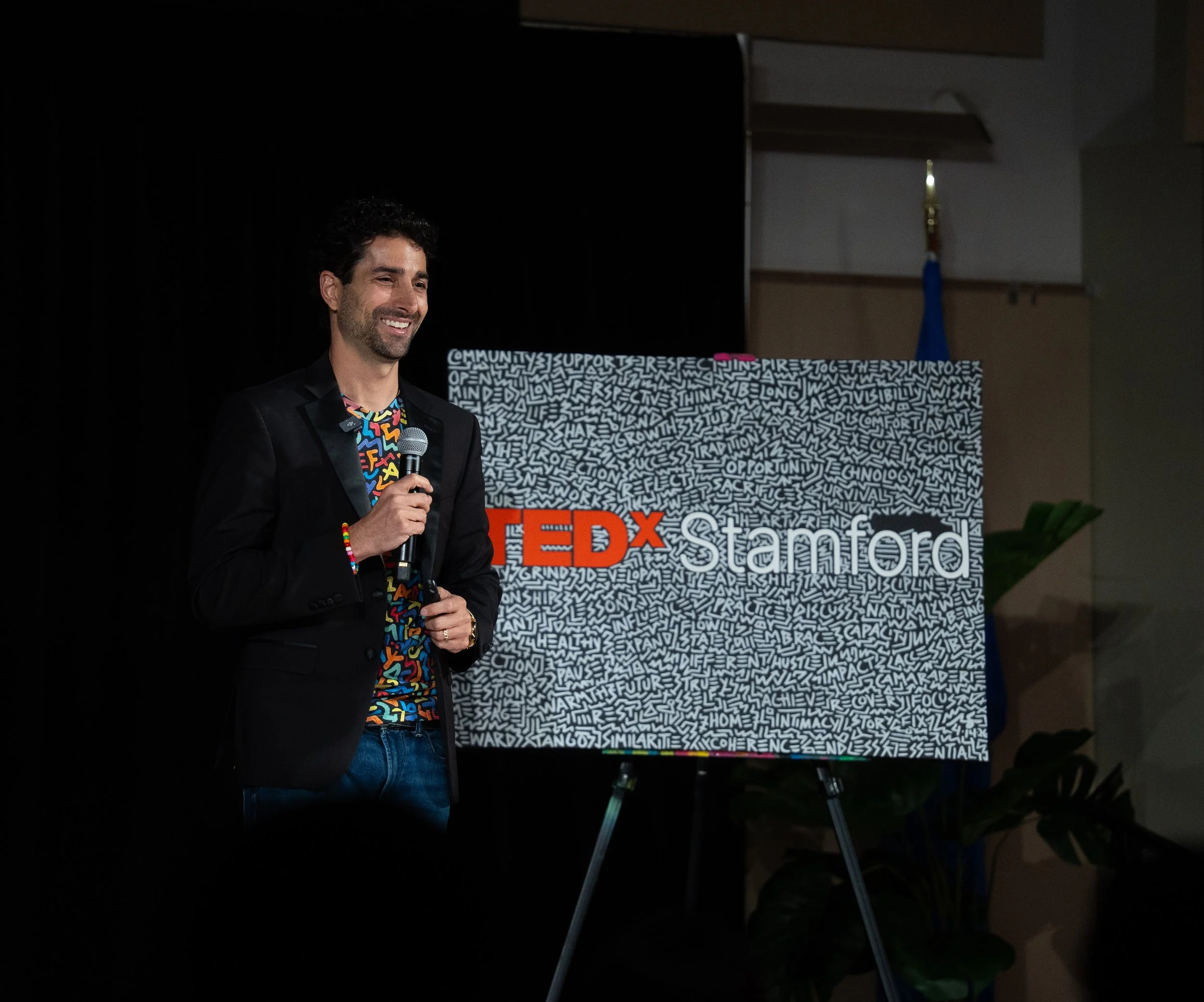 Marco Santini speaking at TEDx