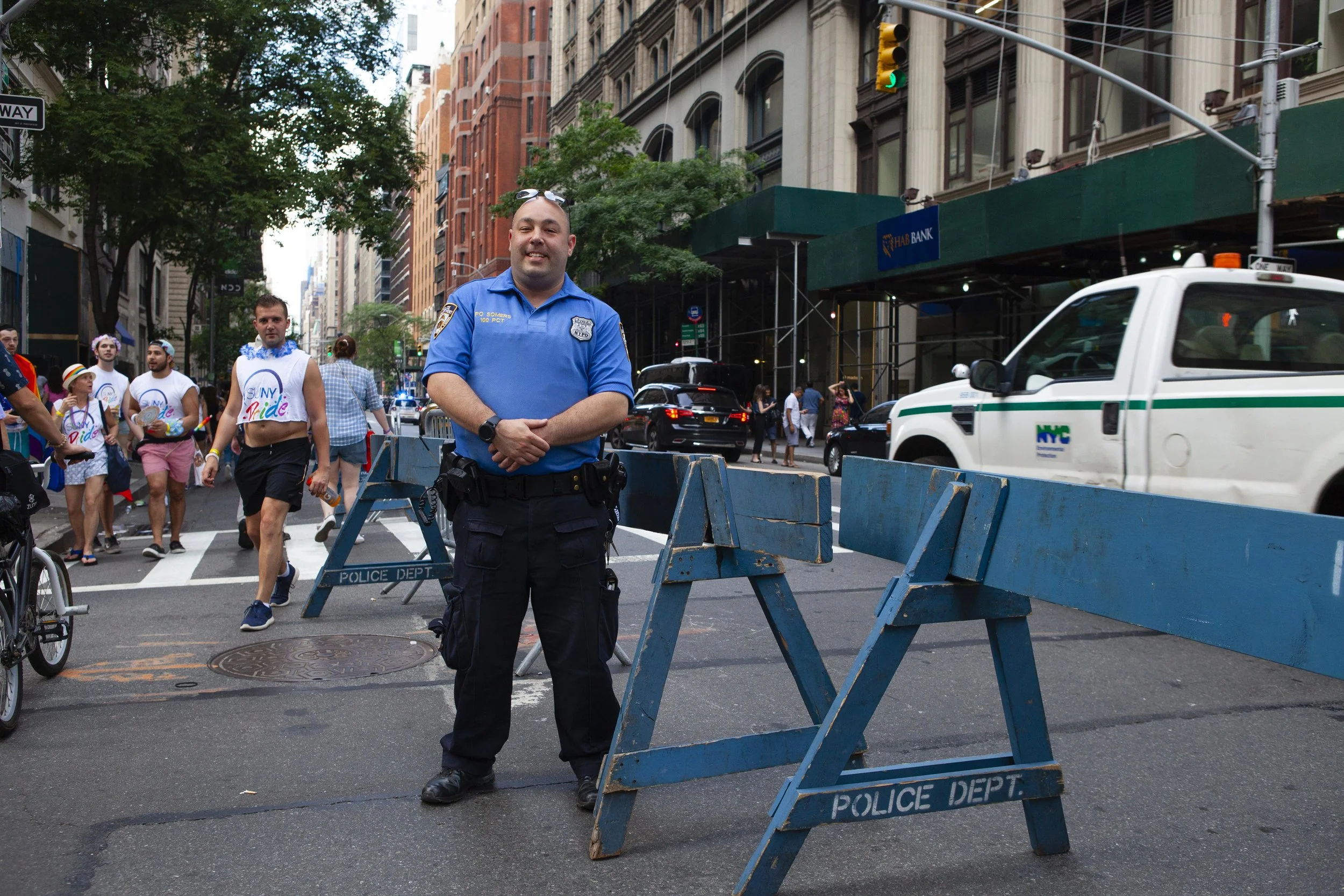 I briefly chatted with PO Officer Jared Somers about @boostedboards. He got his son an electric Razor scooter but his son keeps talking about the boosted!