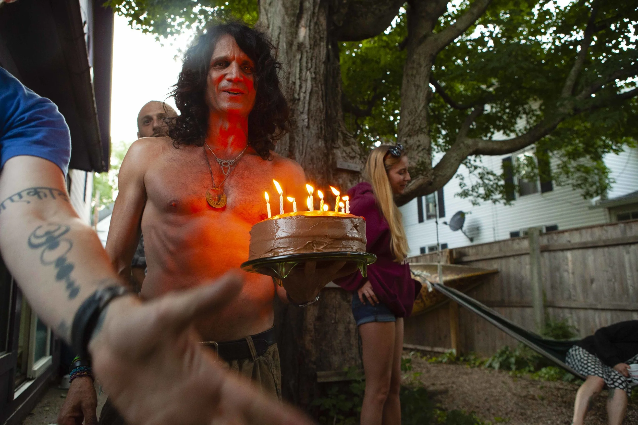 Eric made me this amazing cake for my birthday. Thanks Eric! *waves hand in front of camera*