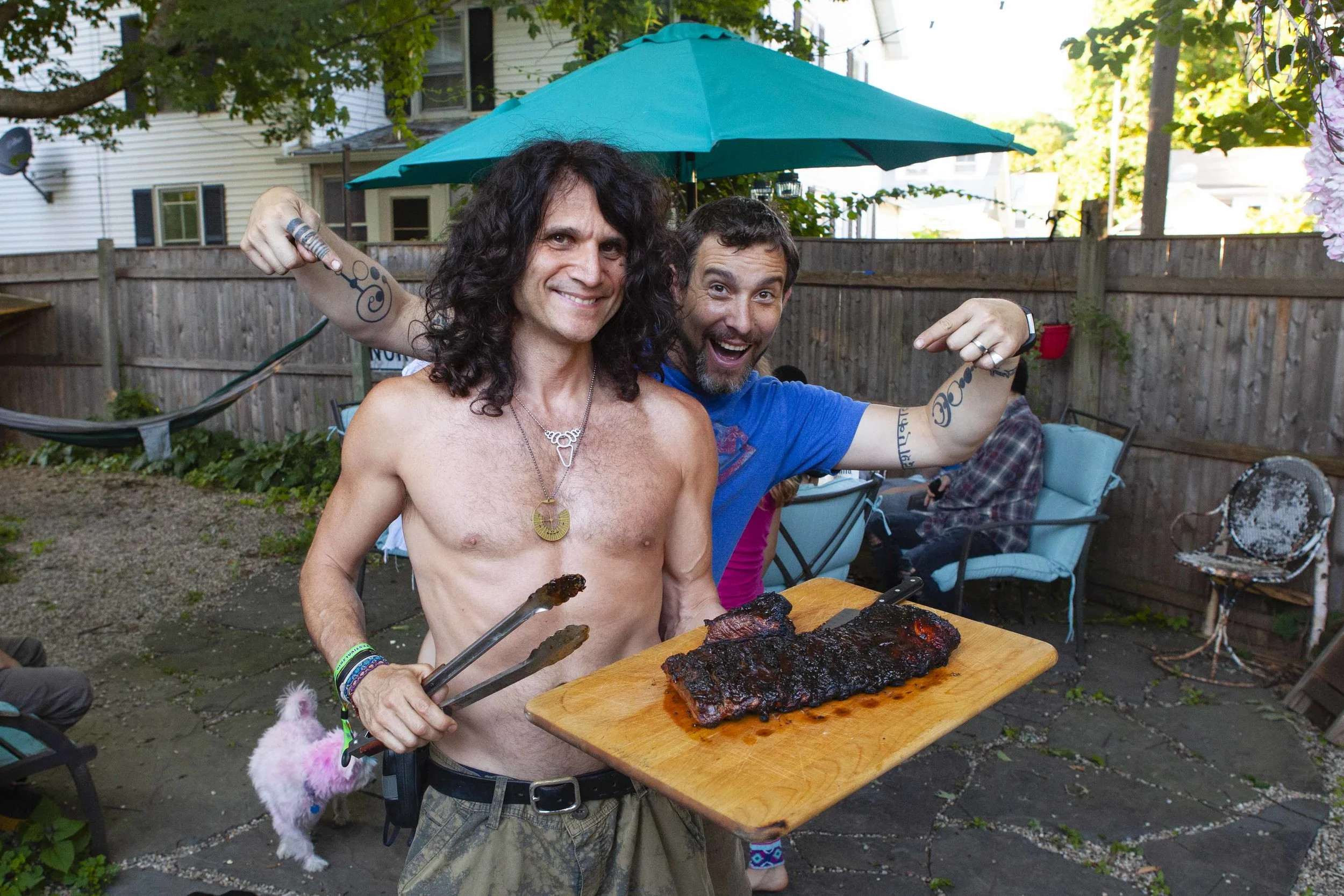 Rich and Eric made some killer ribs! 