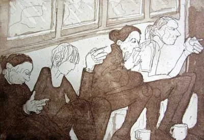 The Laundry Girls (umber)