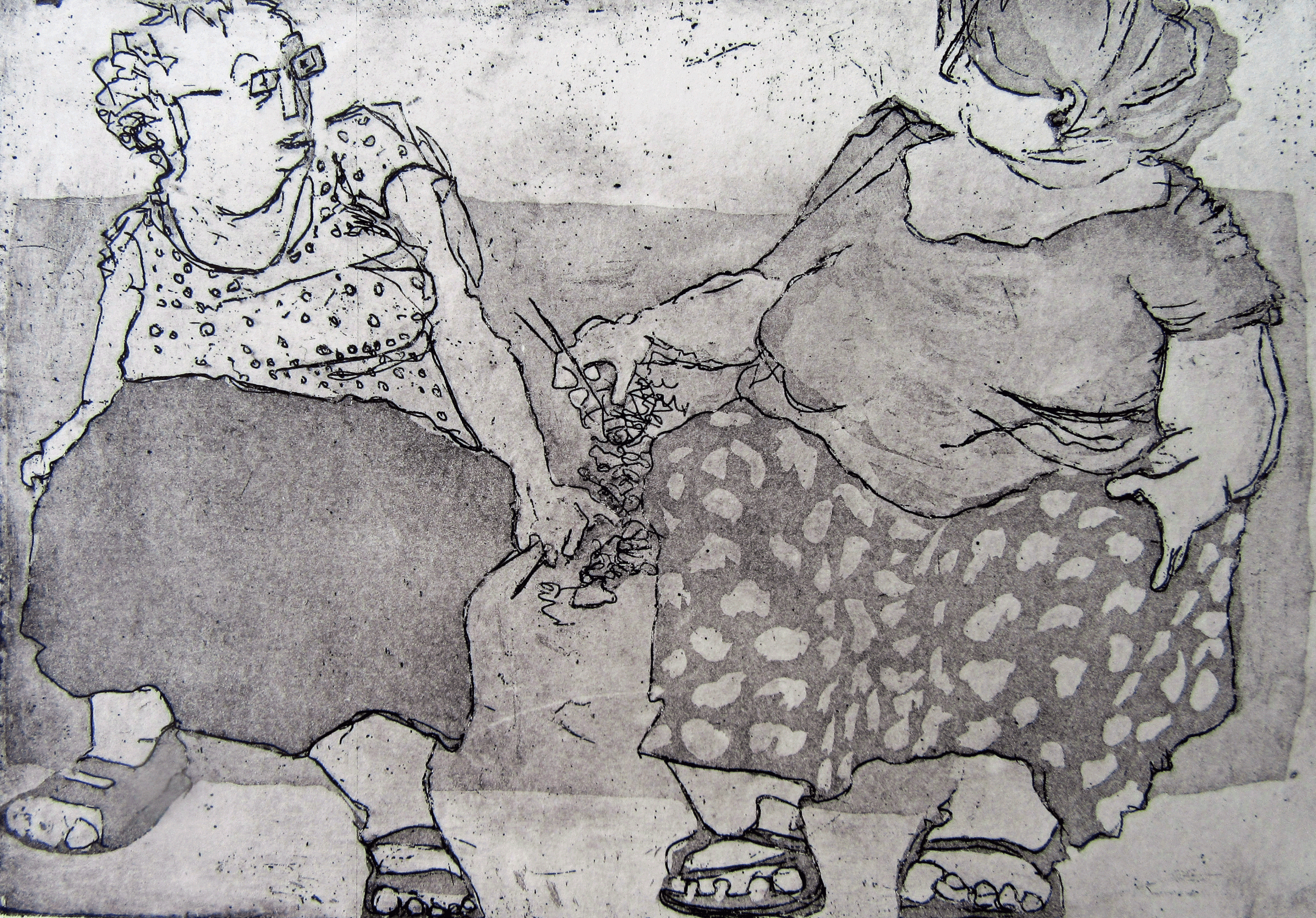 Knitting ladies
