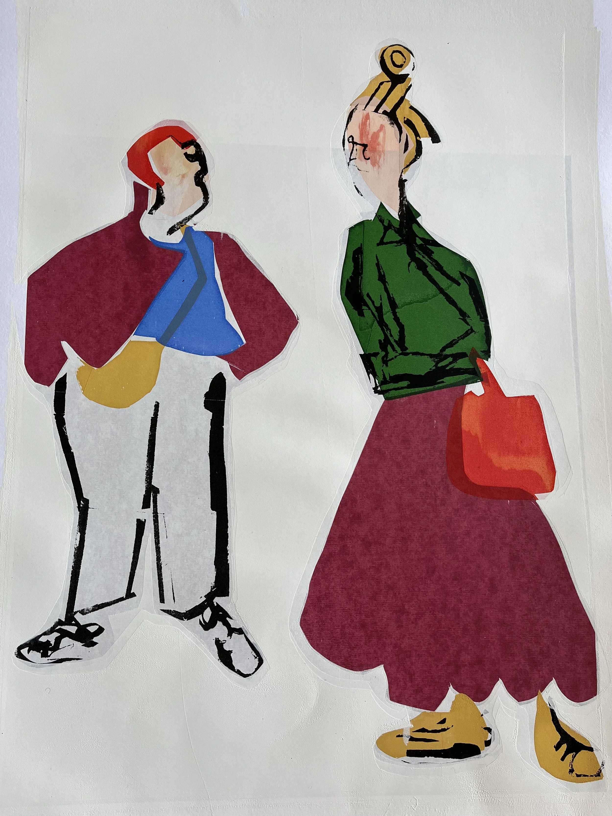 The knowledgable woman - burgundy    