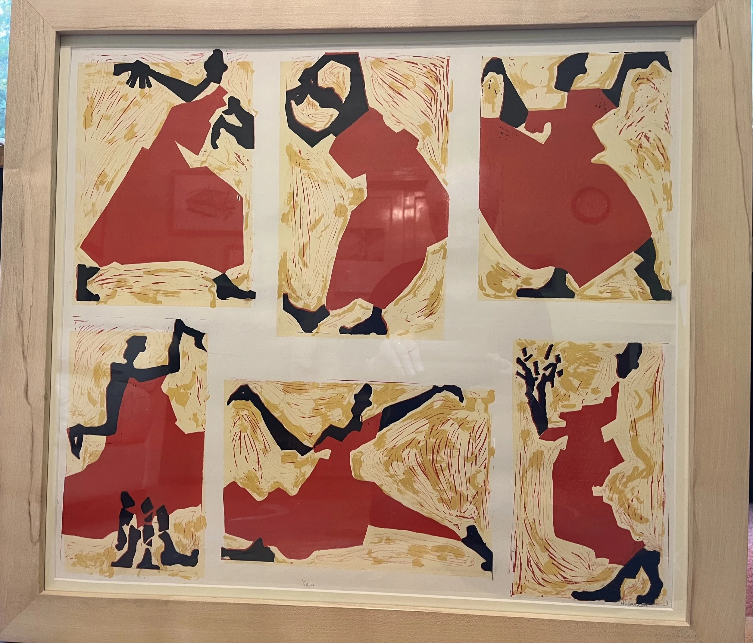 Kali, screen print plus lino, .jpg