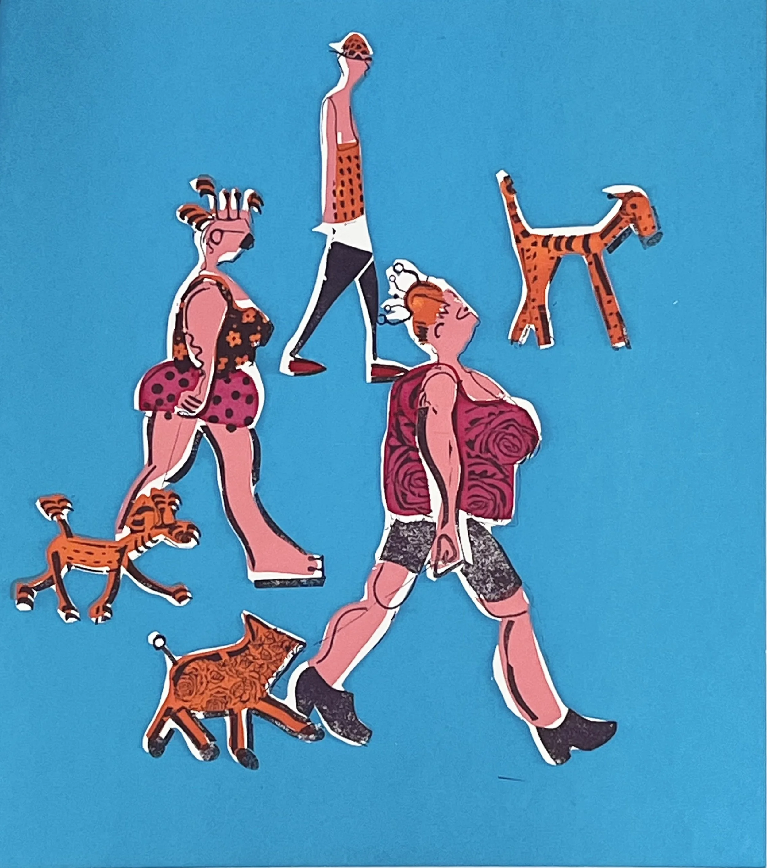 The Dogwalkers - blue