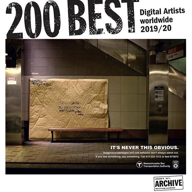 Honored to be honored by @luerzersarchive as one of the 200 best digital artists worldwide.
.
.
.
.
.
#postproduction #honored #archive #digitalart #photomanipulation #adobe #photoshop #psa #adcampaign #advertisement #mbta #digitalartist #retouch #ph