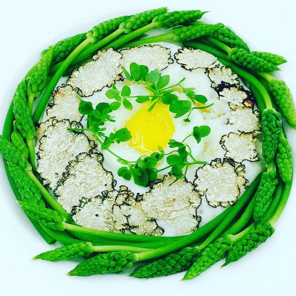 Robert Borden: Wild Asparagus, Summer Truffles and Potato Espuma