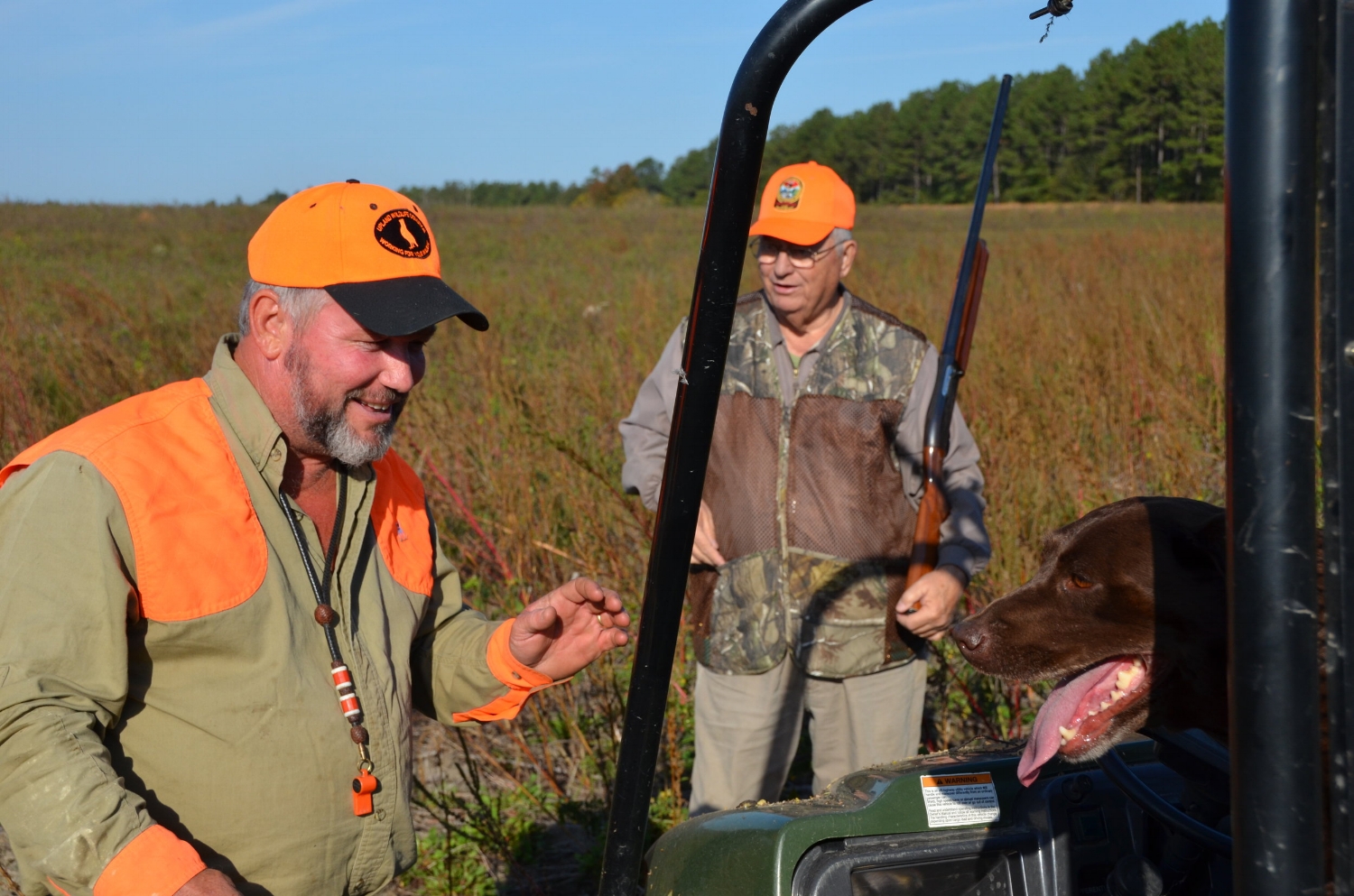 Like many folks involved in either the business or the sporting aspects of quail hunting, Lucas is passionate about the need to support habitat and management initiatives to help wild quail prosper and is always eager to help newcomers to the sport experience it. You'll rarely see him without his "Upland Wildlife Coalition" hat on.