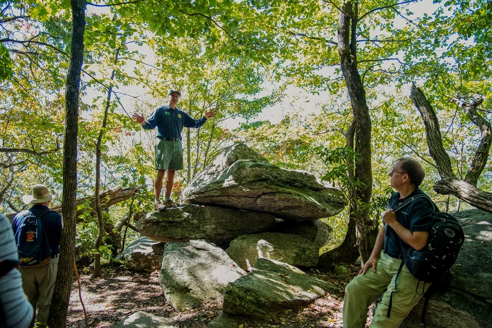 If you visit the area, be sure and check out "Teeter Totter Rock." (SCDNR photo by Taylor Main)