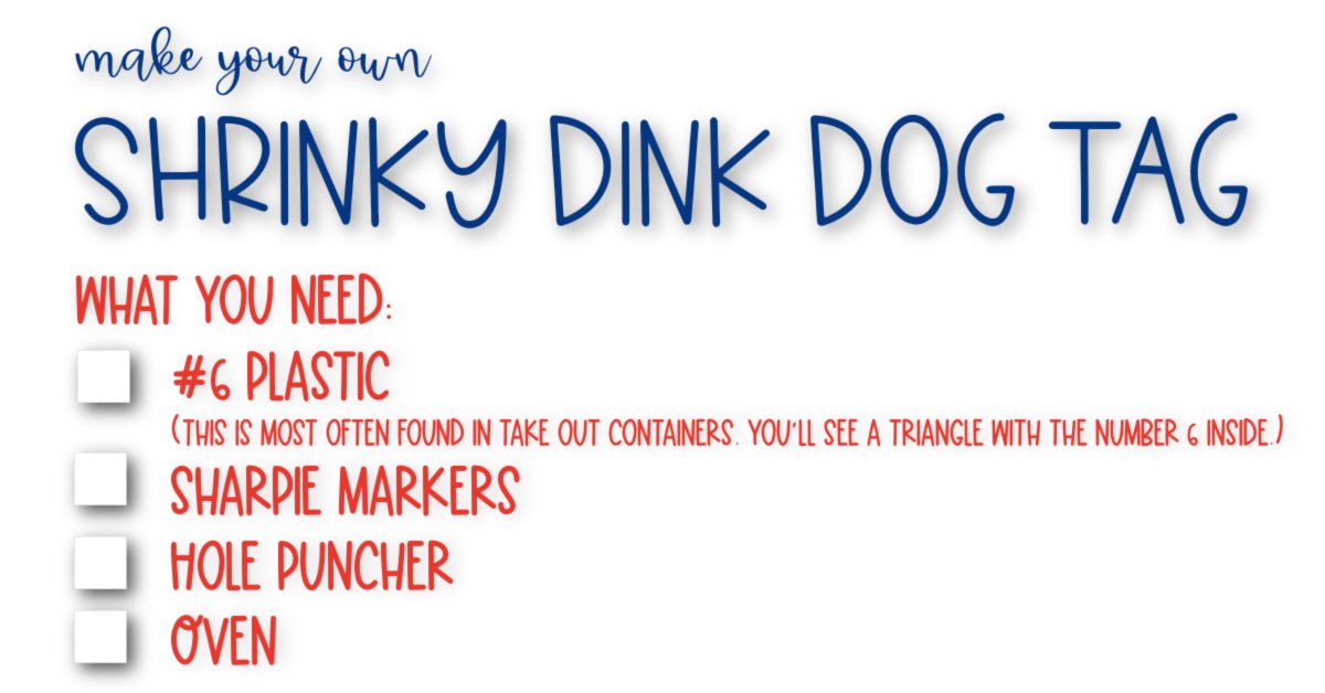 Make Your Own Shrinky Dink Dog Tag — Play Street Museum