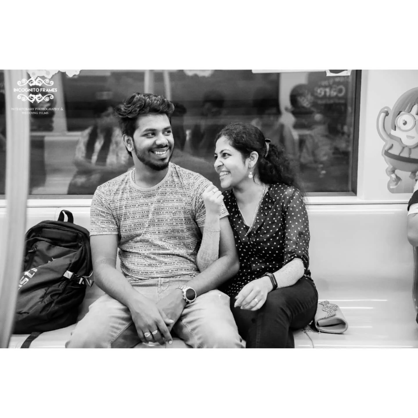 While taking portraits has its own charm, we strongly belive that there is nothing compared to capturing real life emotions which remains in vogue forever. Here the couple is seen sharing #sweetnothings while we were on our way back to our rooms afte