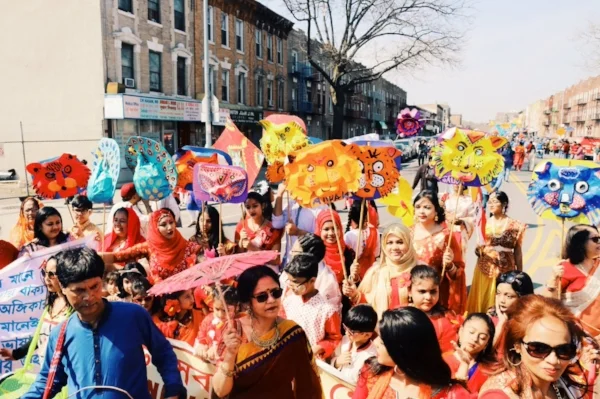Noboborsho celebration in Kensington, Brooklyn. Photo Zainab Iqbal/BKYNER