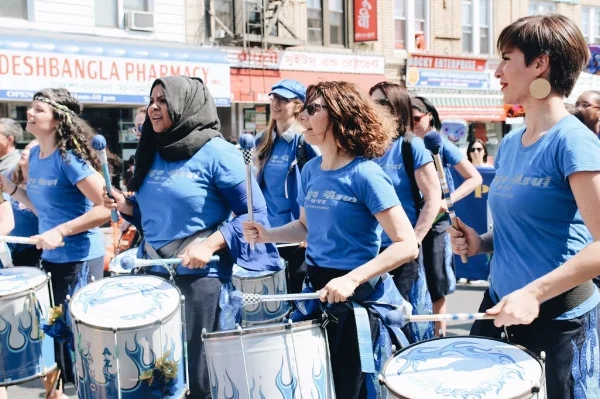 All female Samba band. Photo Zainab Iqbal/BKYNER