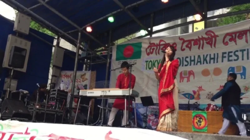 Bangla songs performed by Bajna Beat at the Tokyo Boishakhi mela