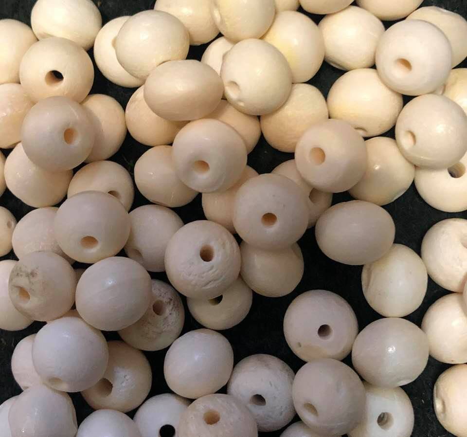 Bone beads - 30X40mm - price per bead — Dabls Mbad African Bead Museum
