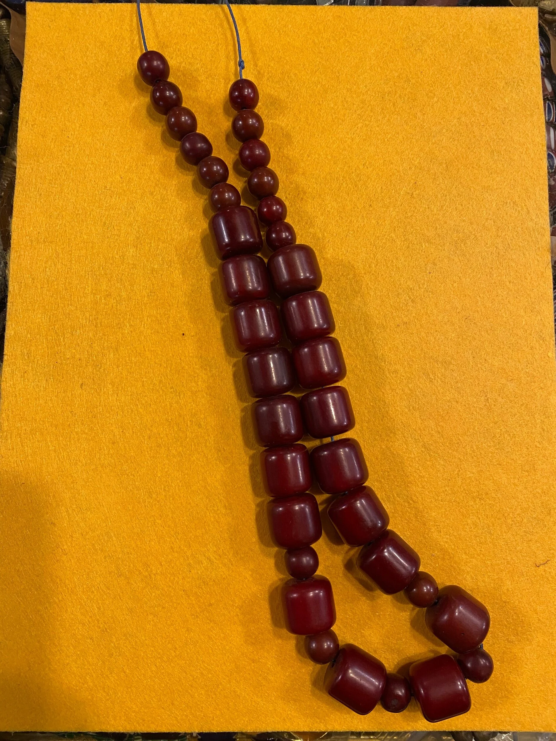 Strands of African Amber beads