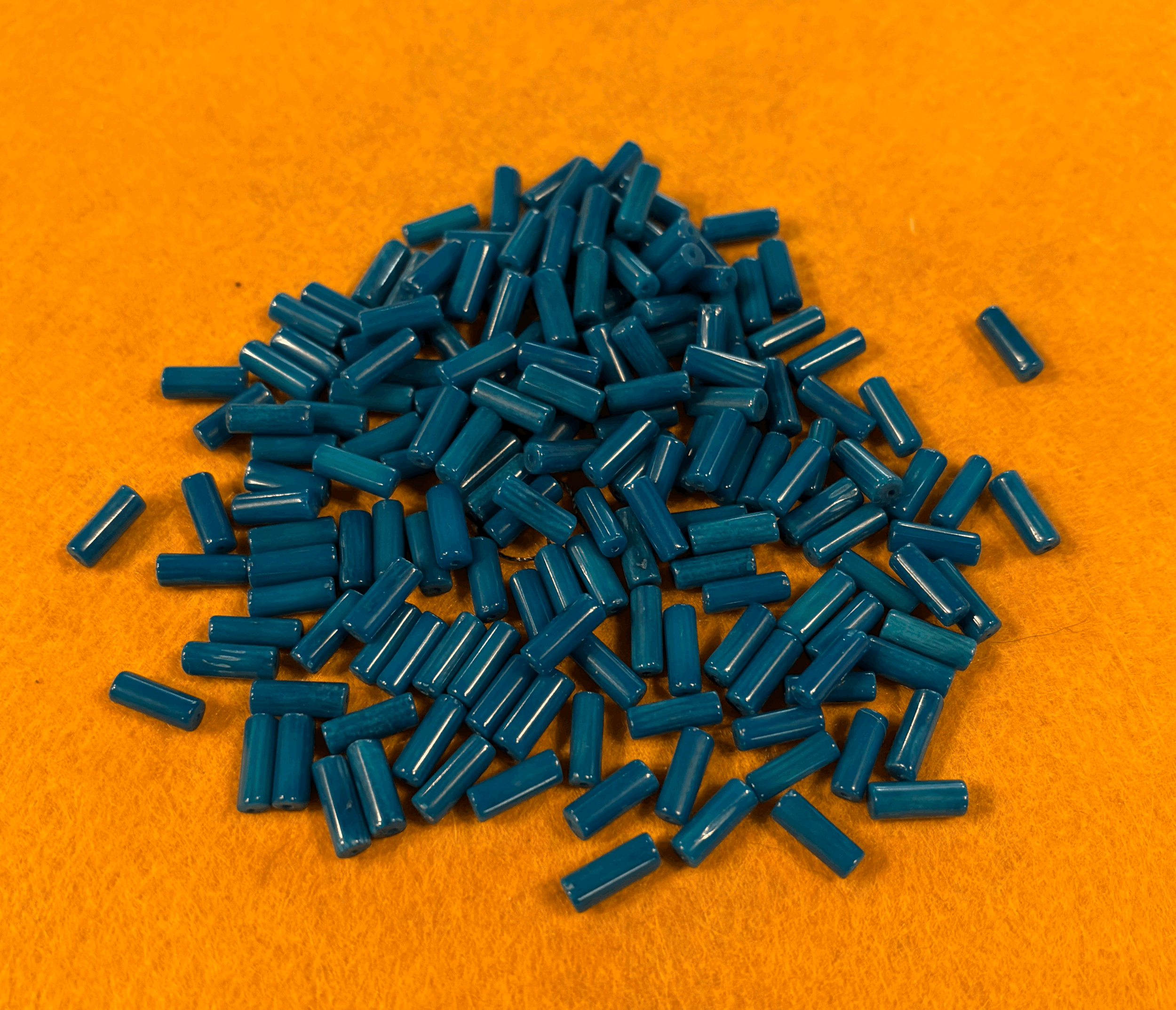 Teal Confetti Bead