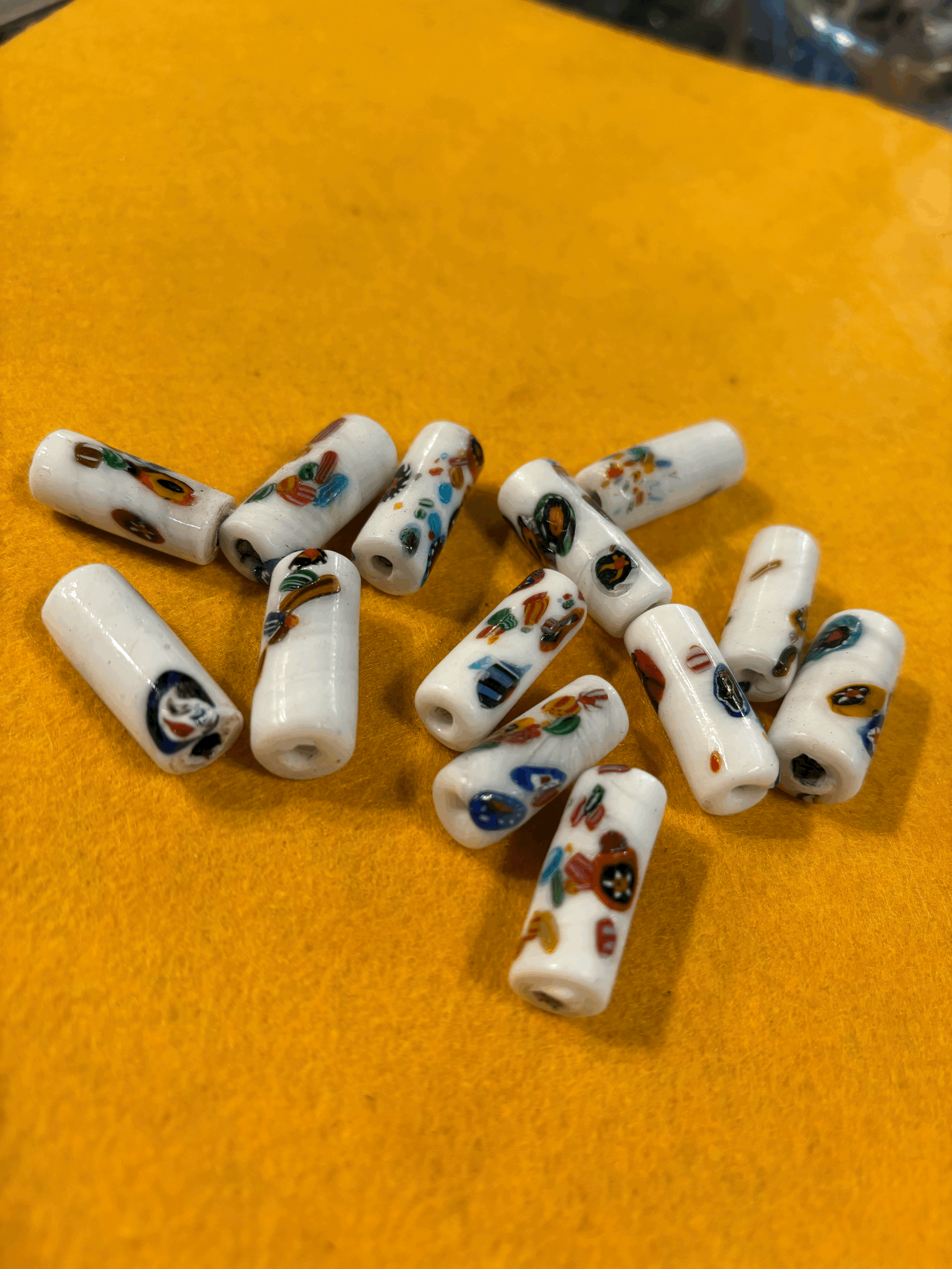 White Ceramic Bead