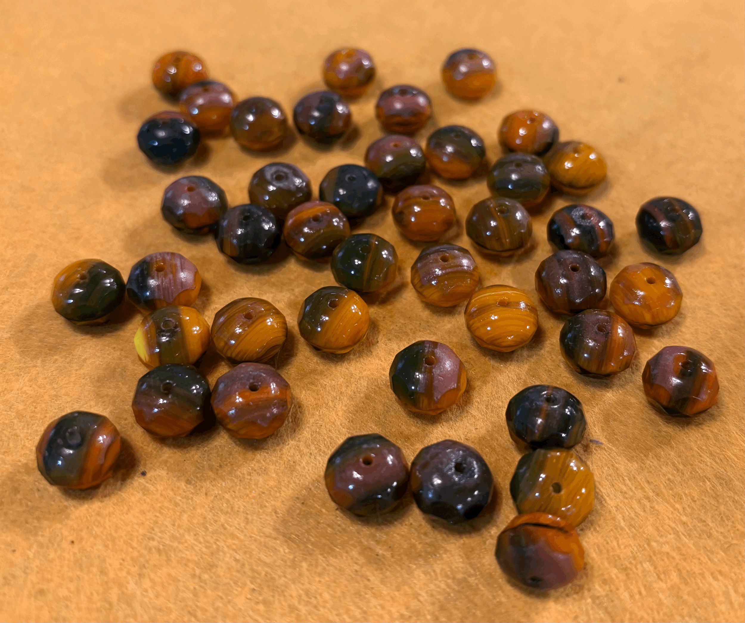 Golden Stripe Tiger’s Eye Bead