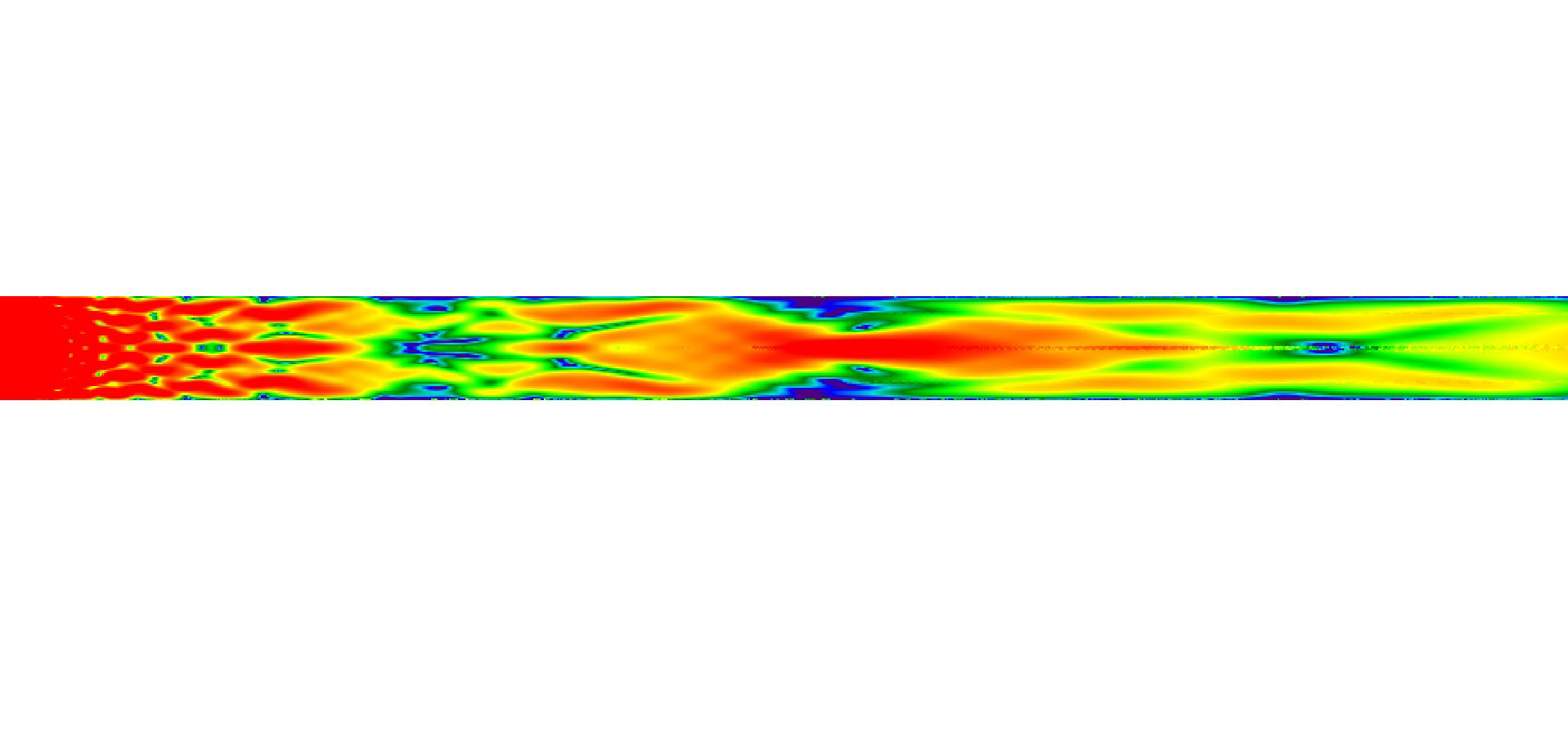 Figure 6 Received power for the vertical plane of receivers.