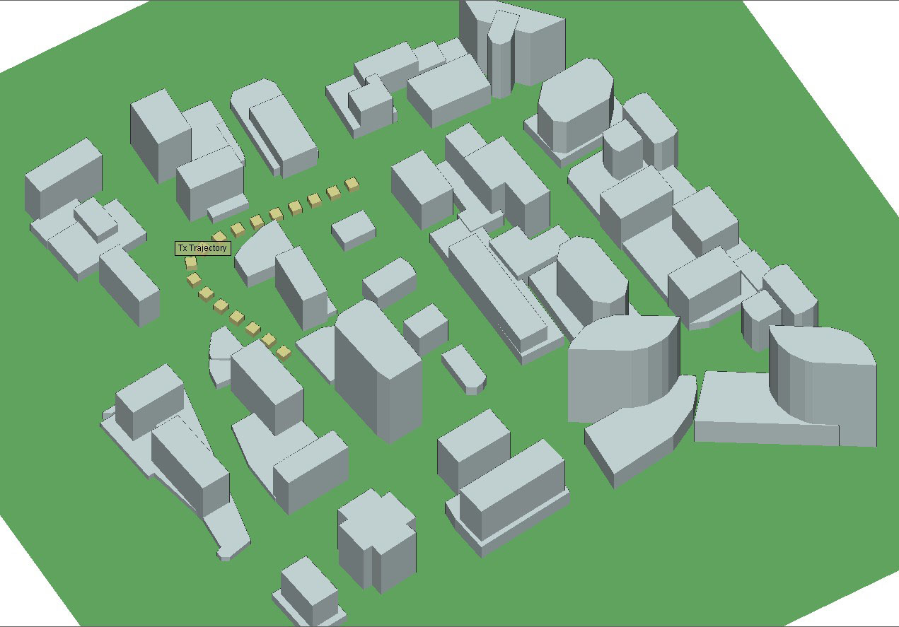 Figure 3 Trajectory within the city of Rosslyn.