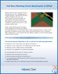 Circuit Element Optimizer