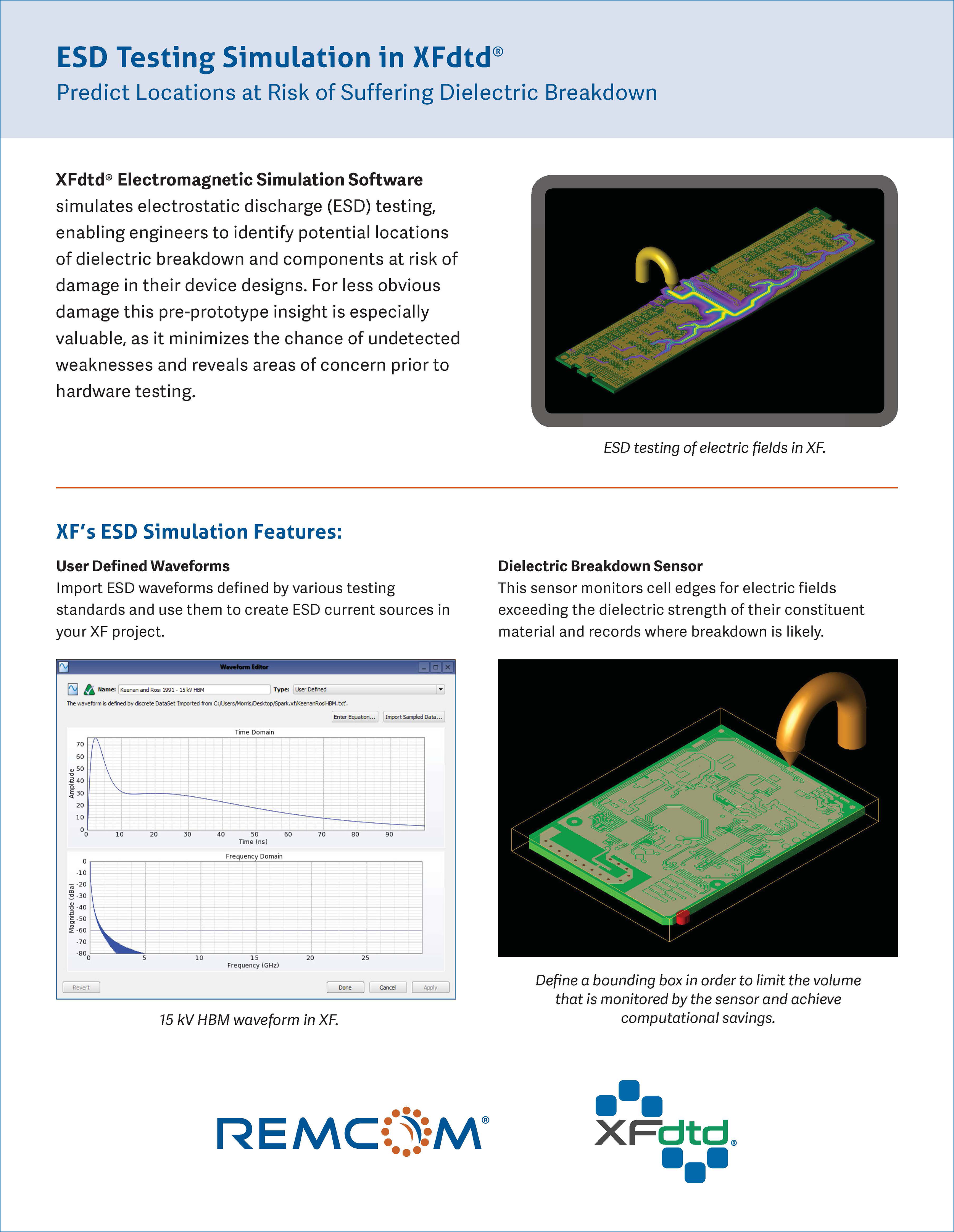 Electrostatic Discharge Simulation and Testing Software (ESD Testing