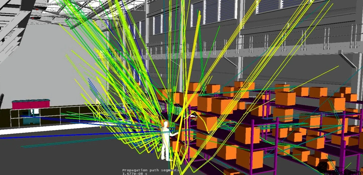  5G for Manufacturing and Industry 4.0 - Propagation in a Warehouse Environment