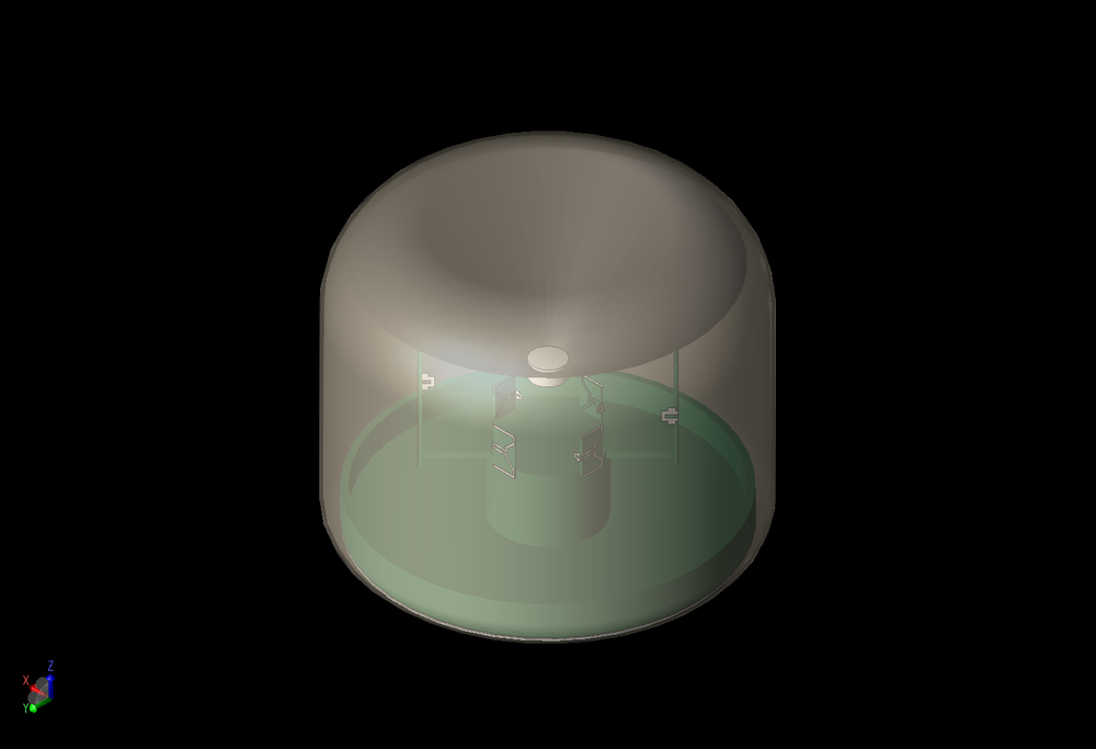 Figure 1: A three-dimensional view of a generic WiFi router device is shown with the internal antenna arrays partially visible through the cover.