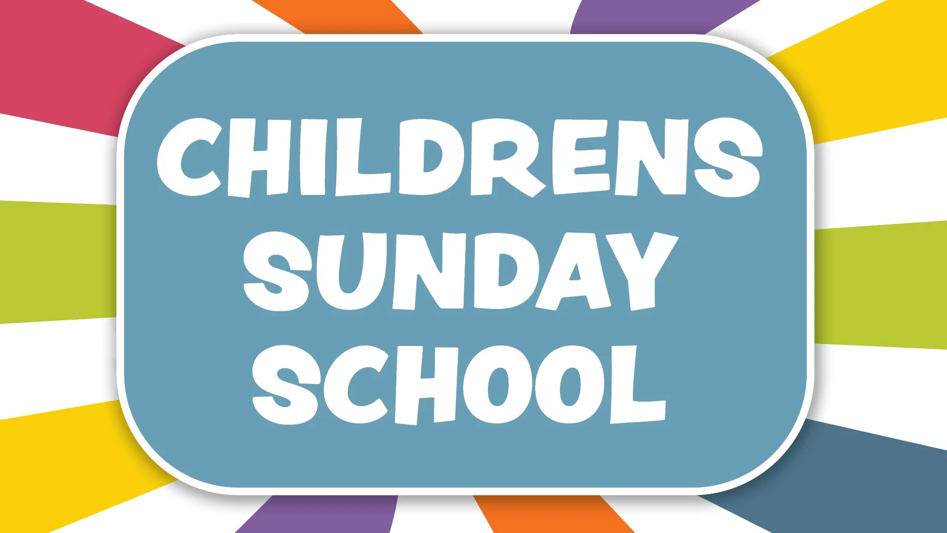 Children's Sunday School Kick-Off