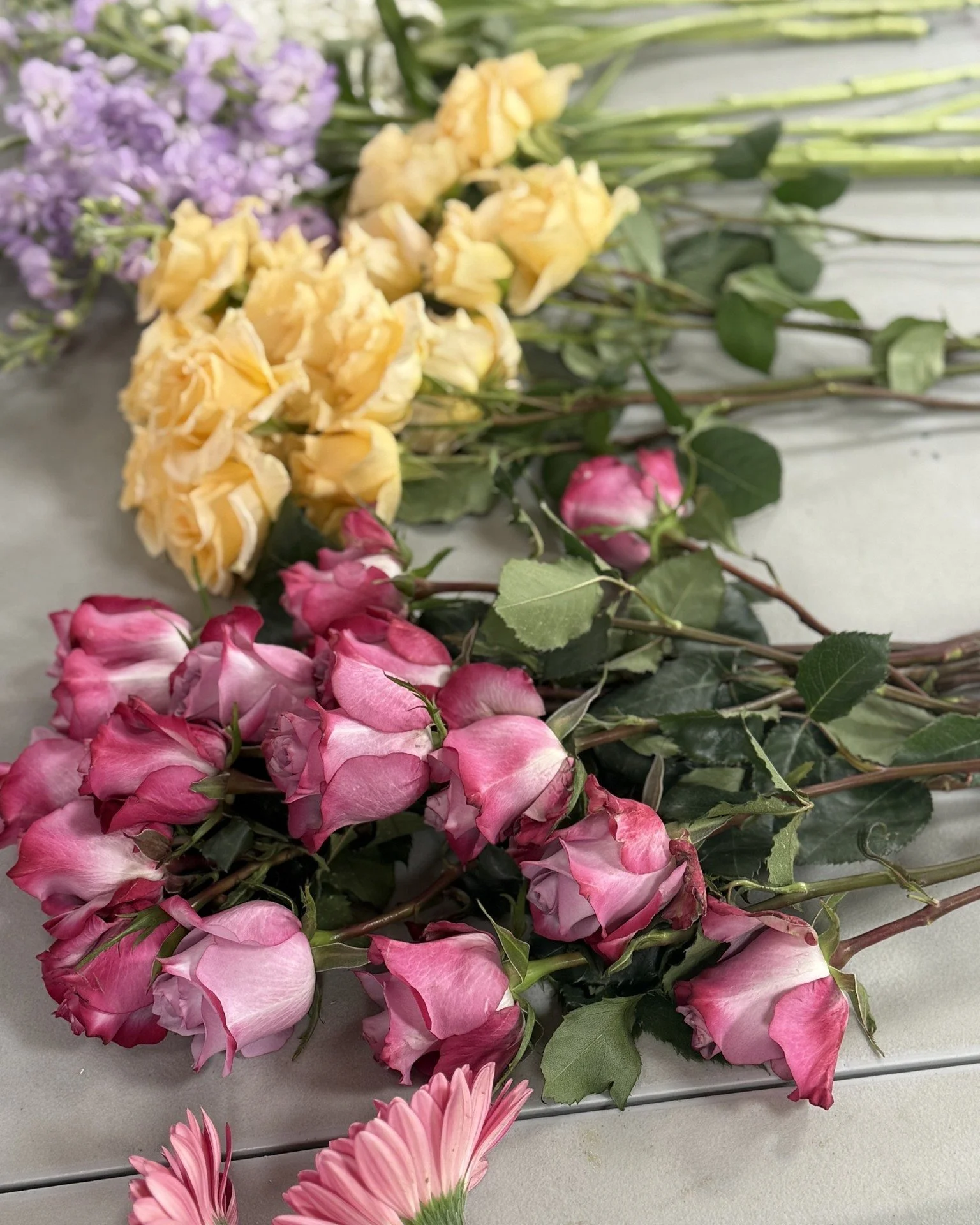 💐 Chancel Flowers Get a Second Life! 💐 On Monday mornings flowers that were used in worship get made over into smaller arrangements and delivered to church members who couldn't be with us in person.  Our Deacons and Pastors deliver flowers to folks