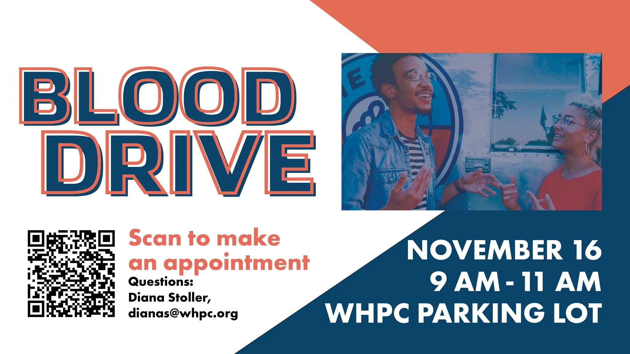 Your donation can make a life-saving difference! 💪
Join the WHPC Blood Drive on Sunday, November 16, from 9 am&ndash;1 pm.
Support our neighbors, save local lives, and be part of something meaningful.

🩸 Register below or call (512) 206-1242 / (512