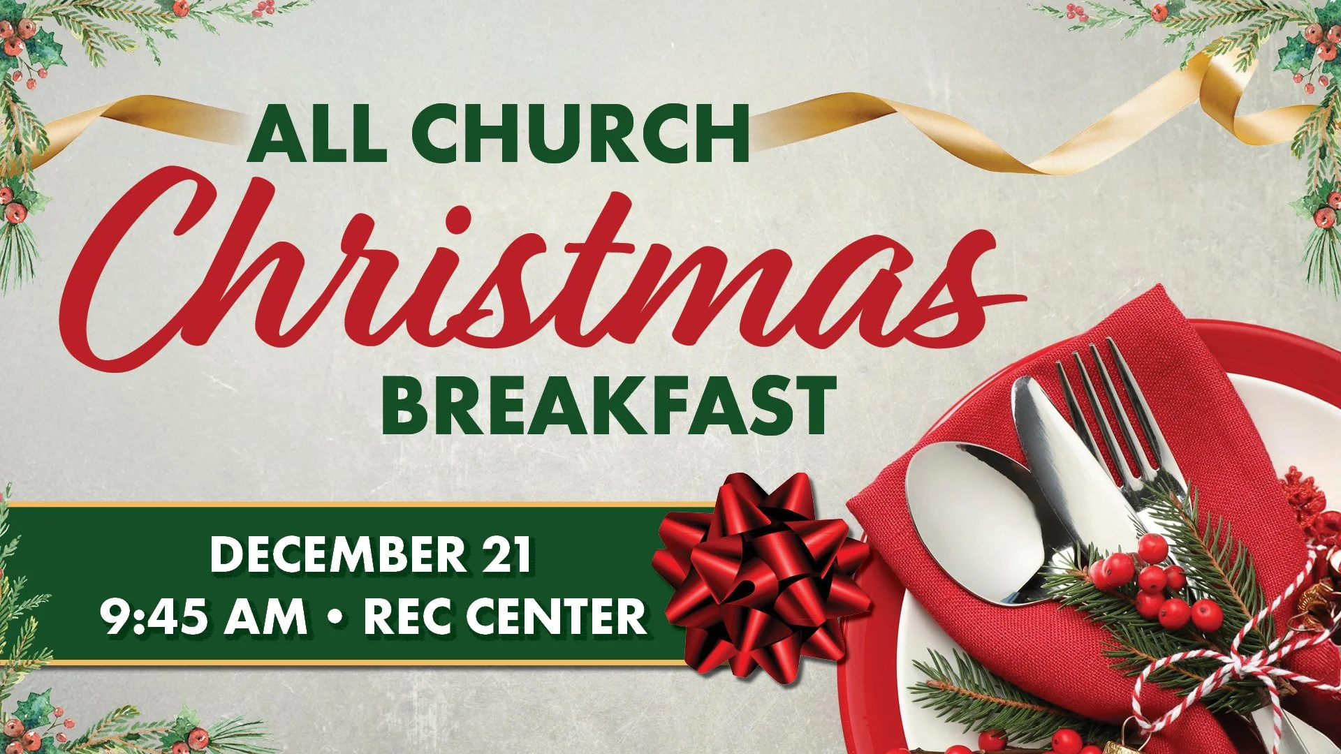 All Church Christmas Breakfast