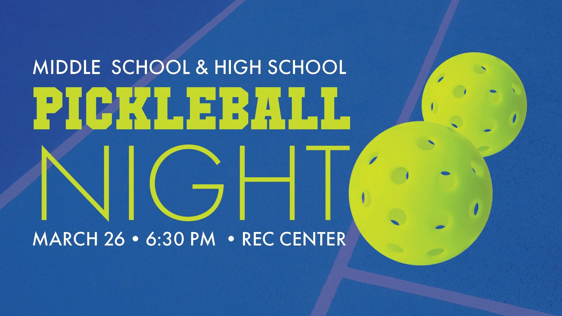 Pickleball Night﻿