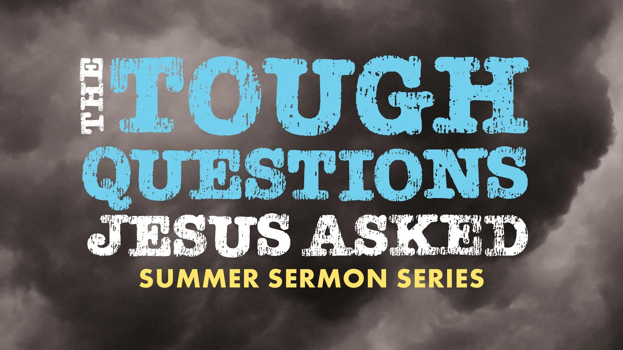 ☀️ New Summer Sermon Series Begins This Sunday ☀️

The Tough Questions Jesus Asked

Jesus loved asking questions. In fact, he often answered questions with another question.

Some of the questions Jesus asked were difficult. Not just hard to answer, 